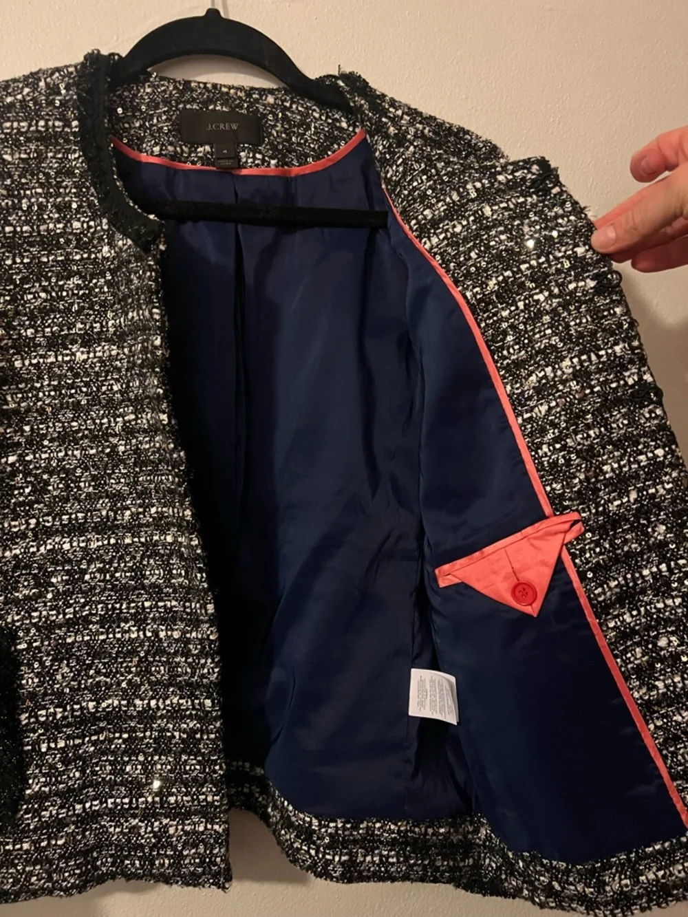 J Crew Shimmer Tweed Lady Jacket - Picture 5 of 5